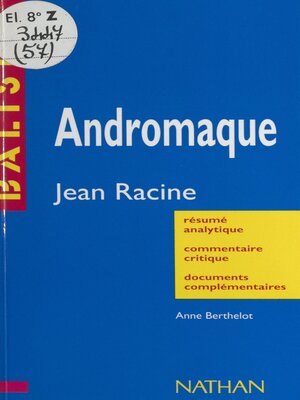 cover image of Andromaque